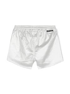 Andorine Shorts met metallic-effect - Zilver