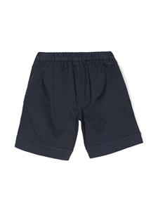 ilgufo Il Gufo Geplooide katoenen bermuda shorts - Blauw