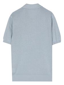 frescobolcarioca Frescobol Carioca Clemente gehaakt poloshirt - Blauw