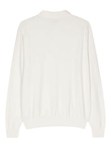 ASPESI Polotop met lange mouwen - Wit