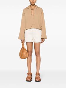 Baserange Cropped hoodie - Beige