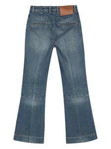 Victoria Beckham Jeans met logopatch - Blauw