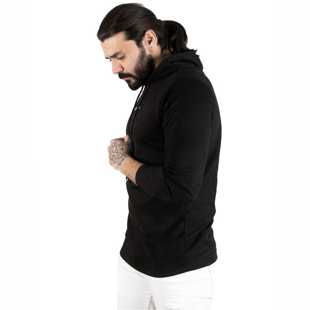 DeepSea New Season Velvet Men's Sweatshirt with Move Embroidery on the Front Hooded 2303083