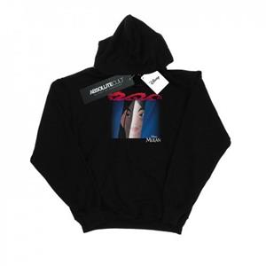 Disney Mulan Face Peep-hoodie voor heren L zwart