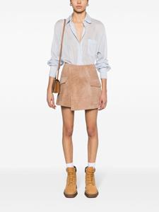 Arma Suède mini-rok - Beige
