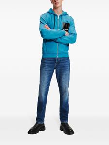 karllagerfeldjeans Karl Lagerfeld Jeans Straight jeans met toelopende pijpen - Blauw