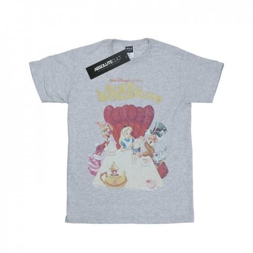 Disney Boys Alice In Wonderland Retro Poster T-Shirt