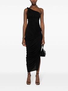 rickowens Rick Owens Gedrapeerde midi-jurk - Zwart