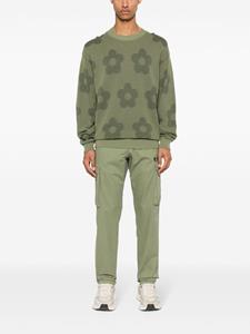 ASPESI Cargo broek met logopatch - Groen