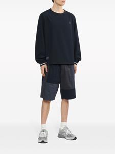CHOCOOLATE Katoenen sweater met logopatch - Blauw