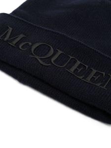 alexandermcqueen Alexander McQueen Muts met logoprint - Blauw