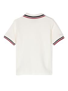 monclerenfant Moncler Enfant Poloshirt met logopatch - Wit