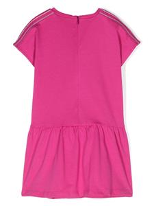 chloékids Chloé Kids Jurk met geborduurd logo - Roze
