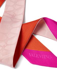 Valentino Garavani Zijden sjaal - Roze
