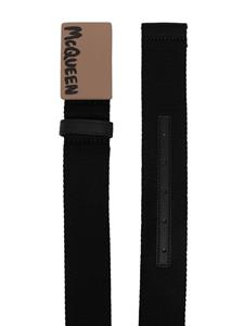 alexandermcqueen Alexander McQueen Riem met logoprint - Zwart