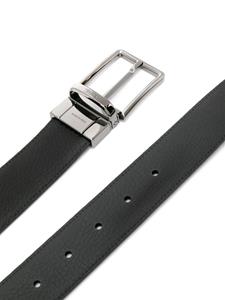 Zegna reversible leather belt - Blauw