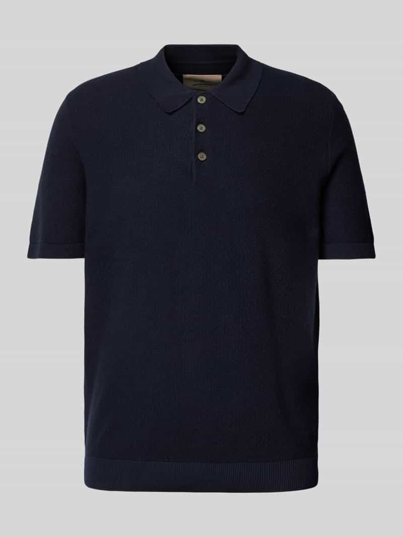 Jack & Jones Premium Poloshirt met structuurmotief, model 'BLUSANDRI'