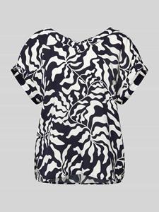 s.Oliver Druckbluse mit V-Ausschnitt