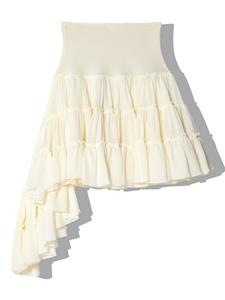 LOEWE Asymmetrische mini-rok - Beige