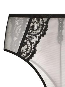 kikidemontparnasse Kiki de Montparnasse High waist panty - Zwart