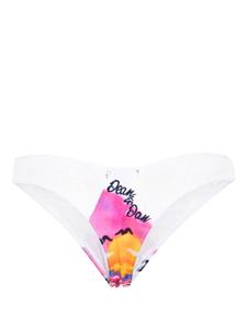 DSQUARED2 String met graffiti-print - Wit