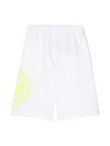 balmainkids Balmain Kids Shorts met logoprint - Wit