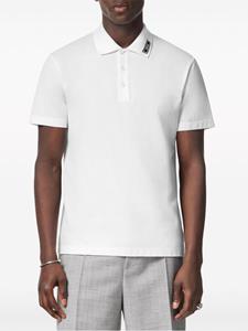 Versace 90s poloshirt met logo - Wit