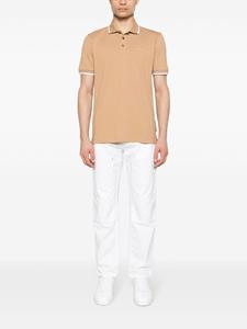 BOSS Poloshirt met geborduurd logo - Beige