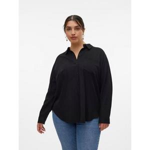 Vero Moda Curve Hemdbluse "VMCMYMILO LS SHIRT WVN GA NOOS CUR"
