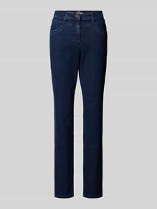 Raphaela By Brax Straight leg jeans met siernaden, model 'Laura'