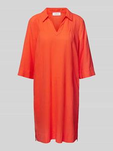 s.Oliver Midi-jurk met 3/4-mouwen en v-hals