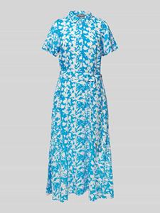Christian Berg Woman Selection Overhemdjurk van viscose met strikceintuur
