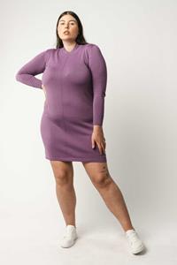 MELA Damen vegan Kleid Harleen Flieder
