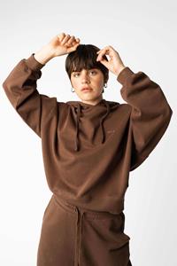 MELA Damen vegan Kapuzenpulli Simran Braun
