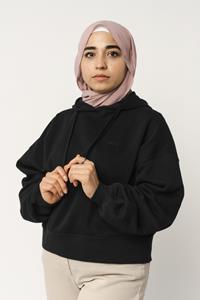 MELA Damen vegan Hoodie Simran Schwarz