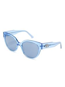 Balenciaga Eyewear Zonnebril met vlinder montuur - Blauw