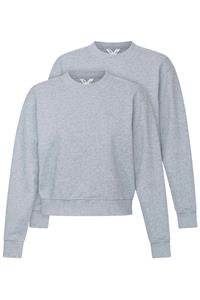 MELA Damen vegan Multipack Sweatshirt Rati Grau