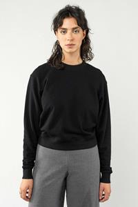 MELA Damen vegan Sweatshirt Rati Schwarz