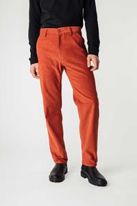 MELA Herren vegan Hose Jivin Corduroy Ziegelrot