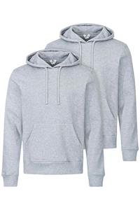 MELA Herren vegan Multipack Hoodie Tican Grau