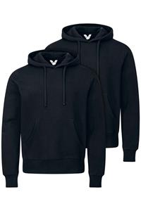 MELA Herren vegan Multipack Hoodie Tican Schwarz