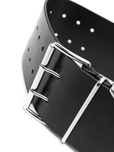 Y/Project Leren riem - Zwart