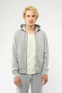 MELA Herren vegan Zip-Up Hoodie Devadas Grau