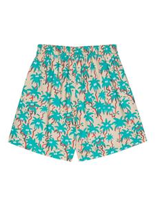 junyawatanabeman Junya Watanabe MAN Katoenen shorts met print - Beige