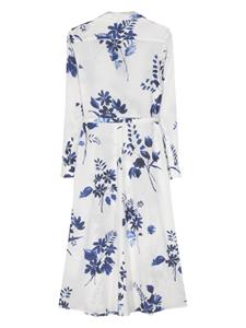 ralphlaurencollection Ralph Lauren Collection Midi-wikkeljurk - Wit