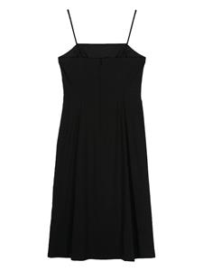 Theory Mouwloze midi-jurk - Zwart
