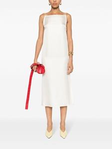 louloudesaison LouLou de Saison Zijden midi-jurk - Beige