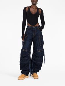 theattico The Attico Low waist jeans - Blauw