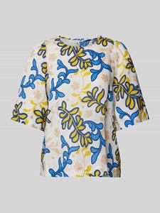Seidensticker Linnen blouseshirt met all-over print, model 'Washer!'
