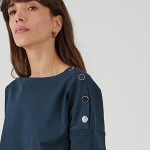 LA REDOUTE COLLECTIONS T-shirt met boothals, loose volume, Signature AIMIE